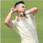 ??  ?? Jimmy Anderson claimed 3-41 on the final day of England’s warm-up game