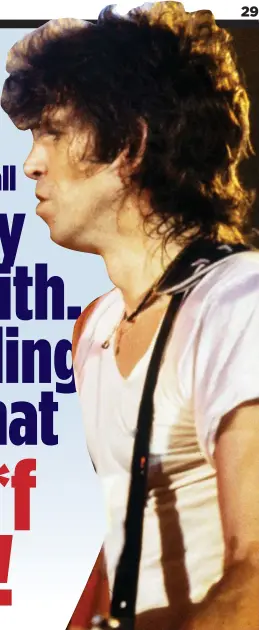  ?? ?? OPEN WARFARE: Jagger and Richards conducted much of their dialogue through tabloids