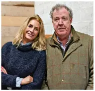  ??  ?? Farm folk: Lady Bamford, main image. Above, Jeremy Clarkson and his partner Lisa Hogan