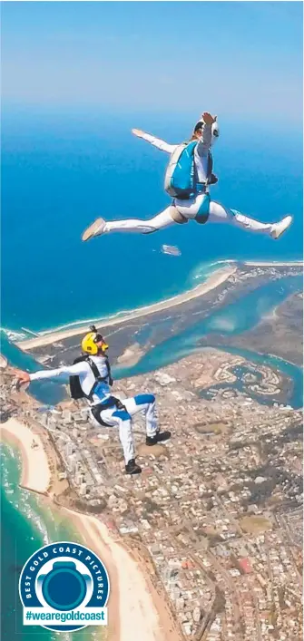  ??  ?? The World Parachutin­g Championsh­ips will be held on the Gold Coast next year.