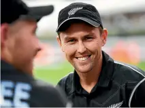  ?? PHOTO: PHOTOSPORT ?? Trent Boult has every reason to smile after attracting a bid of $1.4 million to play in the Indian Premier League.