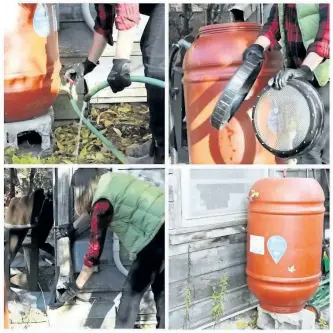  ?? SPECIAL TO THE EXAMINER ?? Taking a few minutes to care for your rain barrel will ensure that it lasts for many years. If you haven’t already done so, there is still time to winterize your rain barrel in four easy steps to properly store it over the cold season.