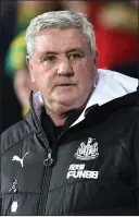  ??  ?? Newcastle manager Steve Bruce has plans in place