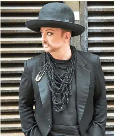  ??  ?? Exciting times Boy George remembers the 1970s.