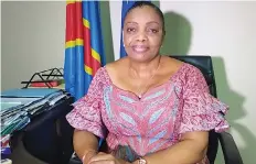  ?? DR ?? Ève Bazaiba represento­u opartido de Jean-Pierre Bemba