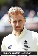  ?? ?? England captain Joe Root