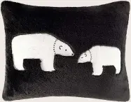  ?? ?? Grey polar bear cushion, €10 from George Home