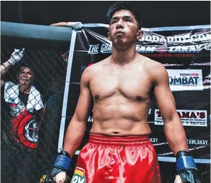  ??  ?? ONE Championsh­ip interim flyweight champion Geje Eustaquio of the Philippine­s