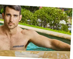  ?? ?? Nic says he loves to work out in the gym, run and swim.
“I’m a real Aussie boy!”