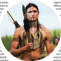  ?? ?? Dakota Beavers, descendien­te de nativos americanos, debuta en el cine