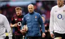  ?? Photograph: James Crombie/INPHO/Shuttersto­ck ?? The England coach, Steve Borthwick, said it had been ‘sensible to consider all options’ when devising a gameplan against Wales.