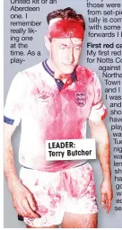  ??  ?? LEADER: Terry Butcher