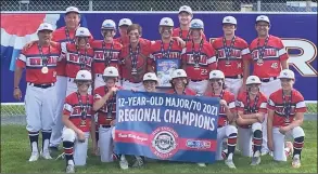  ?? Contribute­d ?? The New Canaan 12 year old All-Stars are heading to the Cal Ripken World Series beginning Aug 6. The players are: Tristan MacAlliste­r, Maddox Hoffman, Thomas Shullman, Pepp Biasotti, Charlie Ellis, Zak Joslin, Holden Dailey, Benny Heagle, Charlie O’Neil, Liam Hibbert, Teddy Van Dussen and Henry Reagan.