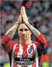  ?? Picture: JUAN MEDINA/REUTERS ?? OUT WITH A BANG: Fernando Torres after his final match for Atletico Madrid