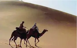  ??  ?? «Lawrence de Arabia», una película que no está hecha para pantallas pequeñas