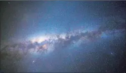  ?? Thinkstock ?? That dwarf galaxy from where the radio signals came is only a hundredth of the mass of the Milky Way (above).