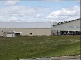  ?? Tony Burns/News-Times ?? Social distancing: The El Dorado High School football practice field, normally a buzz of activity, has seen very little usage since the school has been shut down due to the COVID-19 pandemic.