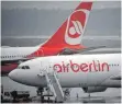  ?? FOTO: DPA ?? Der Bund unterstütz­t Air Berlin mit einem Kredit.