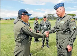  ?? CORTESÍA ?? Control. Las Fuerzas Aéreas de Ecuador y Colombia realizan tareas conjuntas contra actividade­s ilícitas.