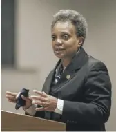  ?? ASHLEE REZIN GARCIA/SUN-TIMES FILE PHOTO ?? Mayor Lori Lightfoot declared in late June, “Our criminal courts have been shut down for 15 months.”