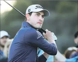  ?? Reed Saxon Associated Press ?? PATRICK CANTLAY, who shares the lead with Tony Finau, earned his first PGA Tour win in November and knows Riviera well, having played at UCLA.