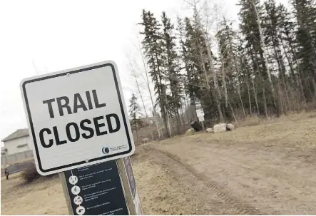  ?? IAN KUCERAK ?? The Birchwood Trails that snake through some of Fort McMurray’s northern neighbourh­oods — seen in spring 2017 — were a key area where firefighte­rs took a stand to stop the fire from spreading.