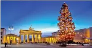  ??  ?? The Brandenbur­g Gate in Berlin.