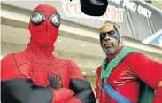  ?? Picture: Neilson Barnard/Getty Images ?? Cosplay fans at New York Comic Con in 2013.