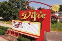  ?? CONTRIBUTE­D ?? Dixie Twin Drive-In at 6201 N. Dixie Drive in Harrison Twp.