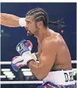  ?? FOTO: IMAGO ?? Ex-Boxer und Veganer: David Haye bei einem Kampf 2011