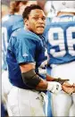  ?? AP FILE ?? Barry Sanders, now50, serves as a special assistant to the Detroit Lions front office.