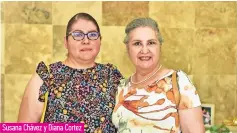  ?? ?? Susana Chávez y Diana Cortez