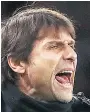  ??  ?? WAITING GAME Conte will not rush recent signings