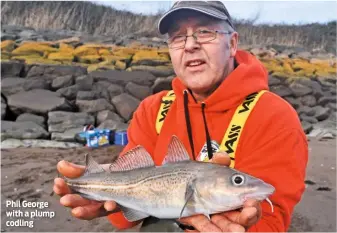  ??  ?? Phil George with a plump codling