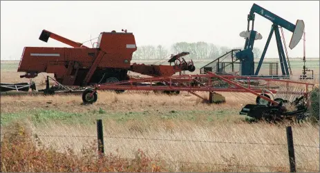  ?? File photos ?? There are many pumpjacks and oil well sites which dot the Southern Alberta landscape.