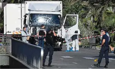  ?? Photo: AFP ?? L'attaque sur la promenade des Anglais, le soir de la Fête nationale, avait fait 86 morts. Il s'agit du second attentat le plus meurtrier sur le sol français, après ceux du 13 novembre 2015.