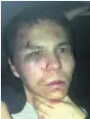  ?? Depo Photos ?? Nightclub gunman Abdulgadir Masharipov after his arrest by police in Istanbul.