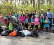  ?? SUBMITTED PHOTO ?? The West Goshen Lions Club hosted the 21st annual Chester-Ridley-Crum Creek Watersheds Associatio­n Stream Clean-up on Carter Drive in the Matlack Industrial Park.