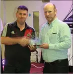  ??  ?? CLOCKWISE FROM TOP: Lars Edmund, owner of Prince August Toy Soldier Factory presents DanJo Mullane with the 3rd Special Award, as the 10th Ted’s Opel Vauxhall Run stops in Kilnamatry­a village;
Ted O’Connell presents Maureen Sheehan with the ‘Spirit of...