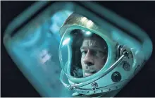  ??  ?? Yawn: Brad Pitt as astronaut Roy Mcbride in Ad Astra