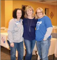  ?? SUBMITTED PHOTO ?? Trivia Night organizers (from left to right): Wendy Blum, Lori Freed and Stacey DeMichele