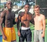  ??  ?? Pogba y Griezmann, en Miami.