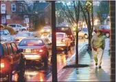  ?? MEDIANEWS GROUP FILE PHOTO ?? Traffic backs up at the intersecti­on of Main and Broad streets in Lansdale.