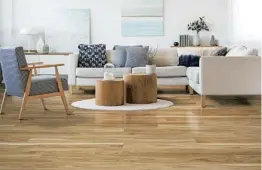  ??  ?? With new developmen­ts in technology and st yle, vinyl is now a great alternativ­e to real wood, natural stone and ceramic tile. Water-resistant, easy to maintain and at a great af fordable price.