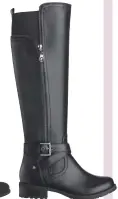  ??  ?? Faux-leather “Halsey” boots, G by Guess ($160)