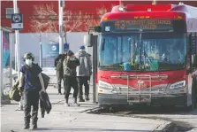  ?? GAVIN YOUNG ?? Council's infrastruc­ture and planning committee heard Thursday that Calgary Transit's new goal is for buses and trains to run every 10 minutes or better on the core network from 6 a.m. to 9 p.m.