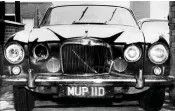  ??  ?? From top: prosecutio­n case rested on the damage to the front of Sibbet’s MKX; a Mk2 was one of the stars when the story was turned into Get Carter