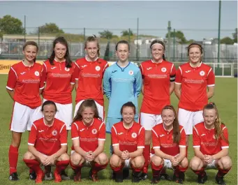  ??  ?? Saturday’s starting 11: Erin Taheny, Ava Keane, Aife Haran, Abbiegayle Ronayne, Kelsey Munroe (Capt), Roisin Molloy, Leah McHugh, Ciara Henry, Emer O’Neill, Grainne O’Neill, Helen Monaghan.