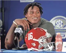  ?? JASON GETZ, USA TODAY SPORTS ?? With linebacker Reuben Foster and a numerous other stars staying, Alabama is chasing another national championsh­ip.