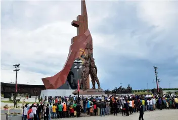  ?? NICOLAU VASCO | EDIÇOÕES NOVEMBRO ?? Memorial à vitória da Batalha do Cuito Cuanavale acolheu a cerimónia de homenagem